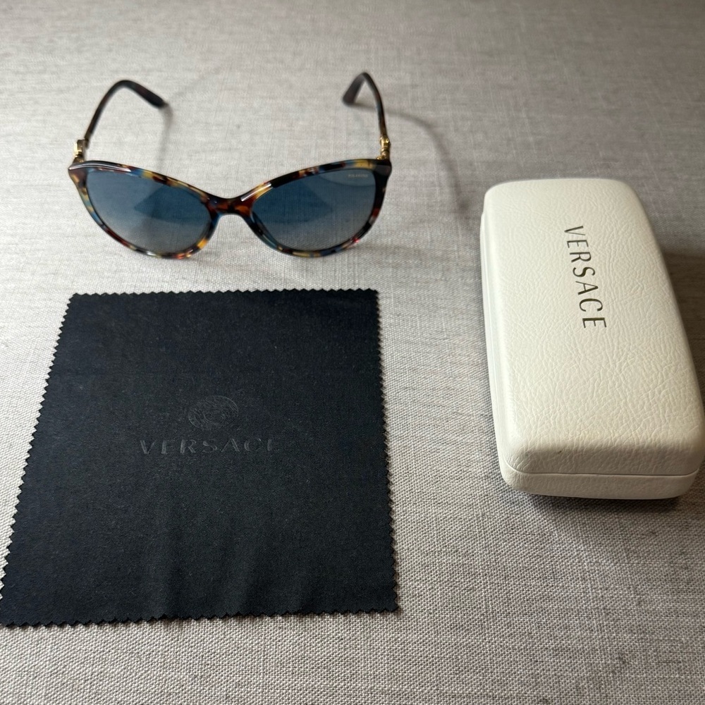 Versace Brown and Black Sunglasses